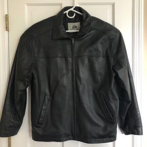Burk’s Bay Men’s Large Leather Jacket Pristine